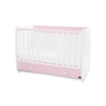 Bed DREAM NEW 60x120 white+orchid pink /removed front panels/